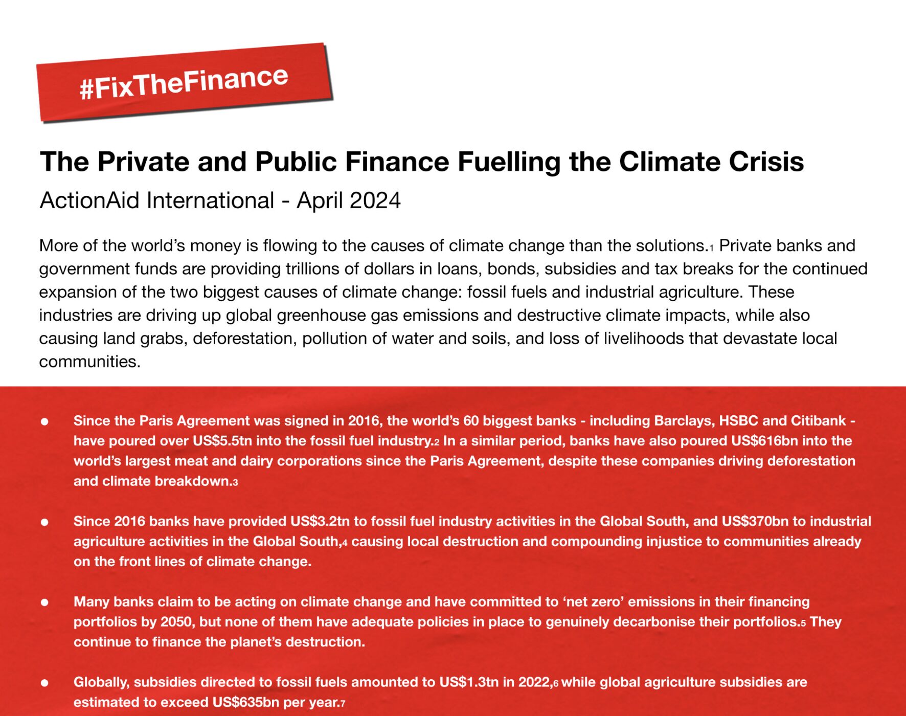 The Private and Public Finance Fulling the Climate Crisis